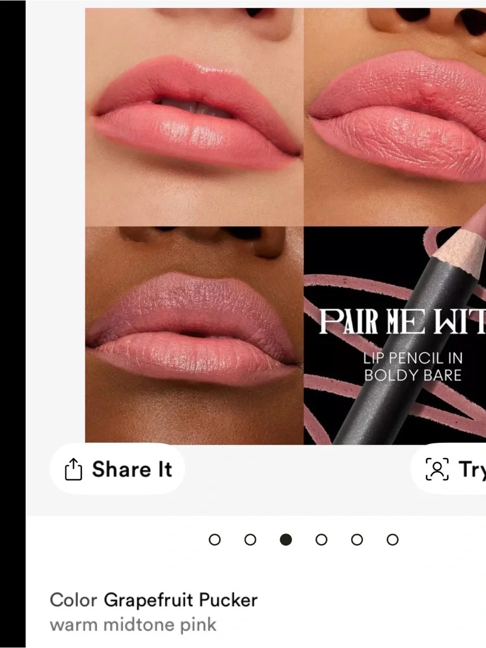 MAC Cosmetics Grapefruit Pucker 808 Sleek Satin Lipstick - Pink